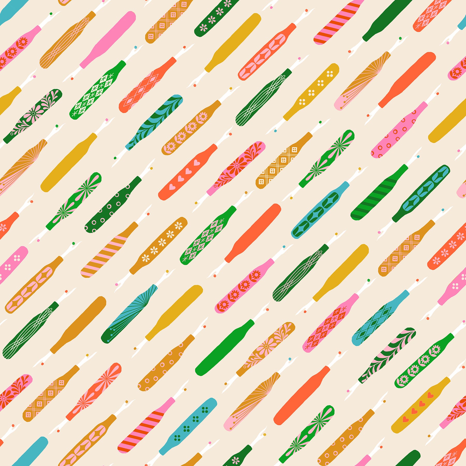 1-800-Notion - Seam Rippers - Shell - Ruby Star Society - Moda Fabrics - 1/2 yd