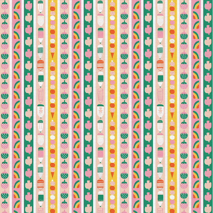Pencil Stripe - Animal Alphabet - Suzy Ultman - Paintbrush Studio