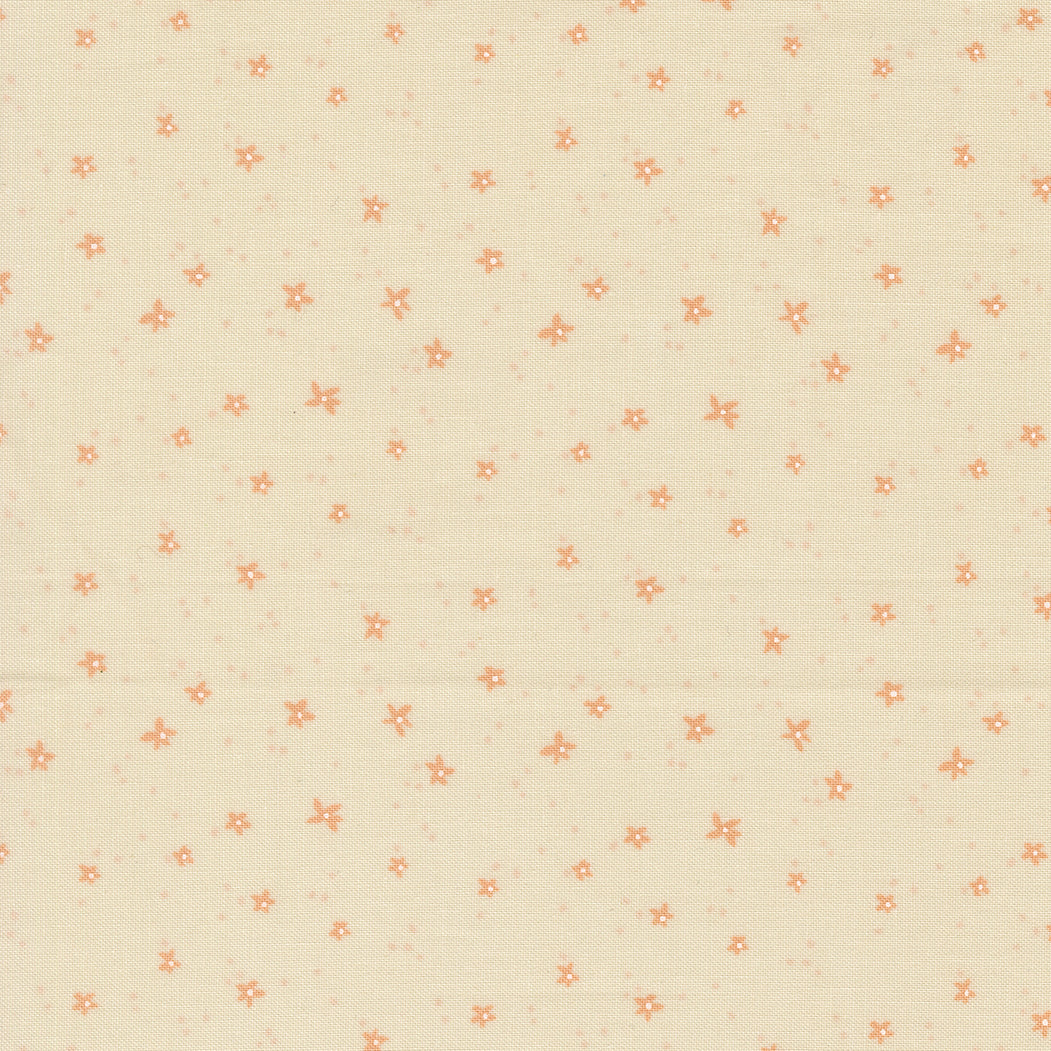 Peachy - Peach Blossom - Eggshell -Jessica Rose - Moda Fabrics - 1/2 yd