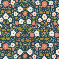 Midnight - Imaginary Flowers- Gingiber - Moda Fabrics - 1/2 yard