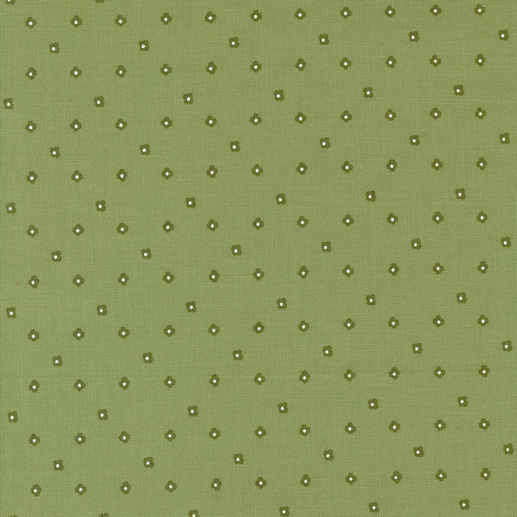 Sage - Imaginary Flowers - Gingiber - Moda Fabrics - 1/2 yard