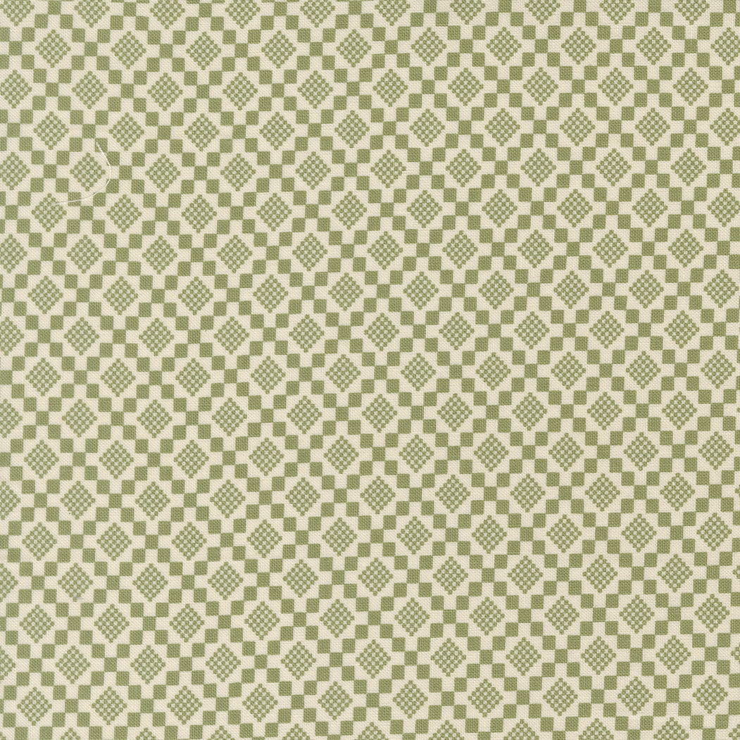 True Love - Checkmate - Fern - Lella Boutique - Moda Fabrics - 1/2 yd