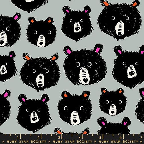 Teddy And The Bears - Oyster - Sarah Watts - Ruby Star Society - 1/2 yd