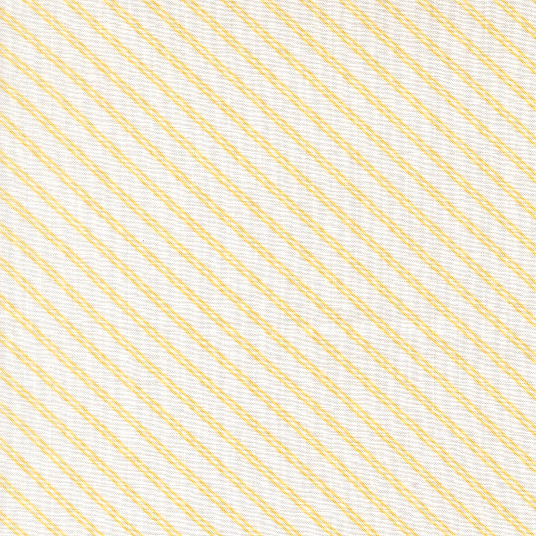 Bloomsberry - Stripe - White Buttermilk - Camille Roskelley - Moda Fabrics - 1/2 yd