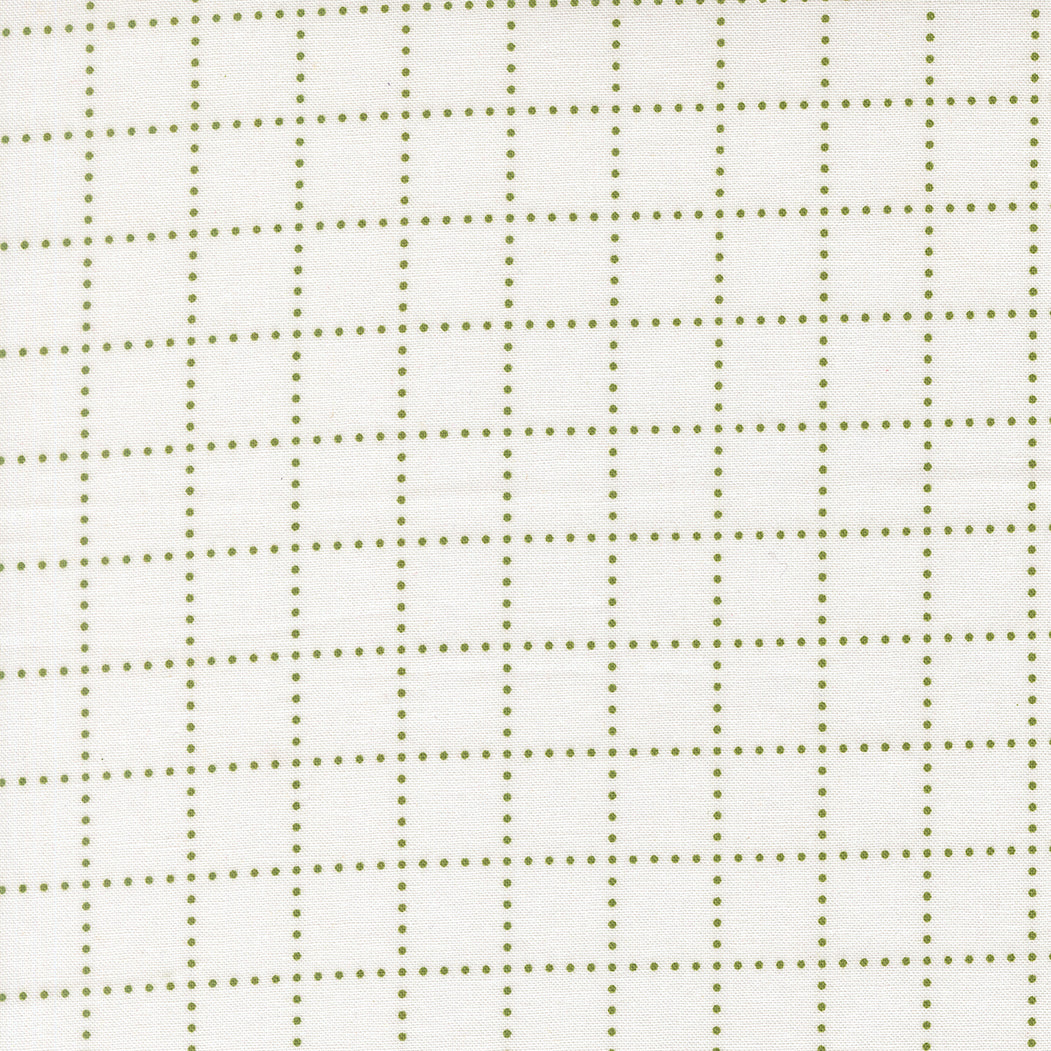 Bloomsberry - Stroll - White Green - Camille Roskelley - Moda Fabrics - 1/2 yd