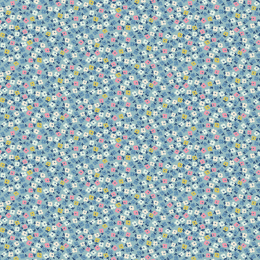 Blue Teeny - Signature Collection - Cath Kidston - Riley Blake - 1/2 yd