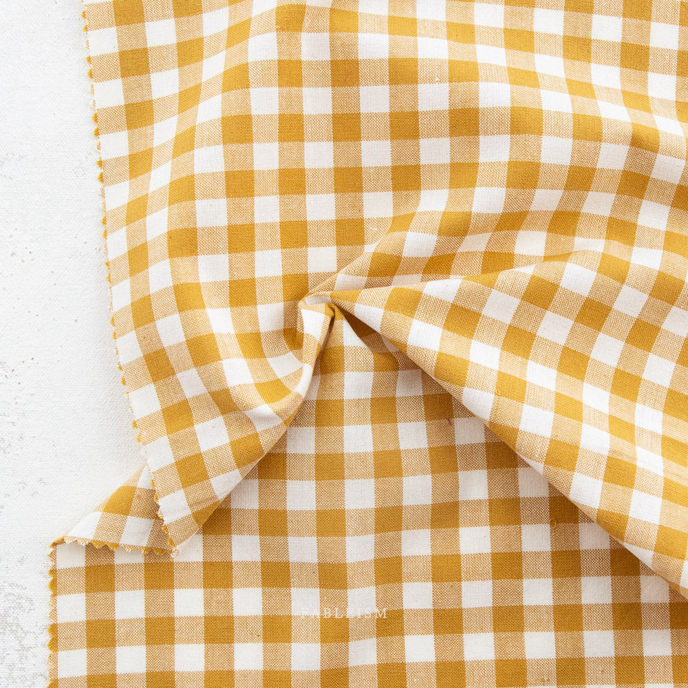 Camp Gingham - Sunshine - Fableism - 1/2 yd
