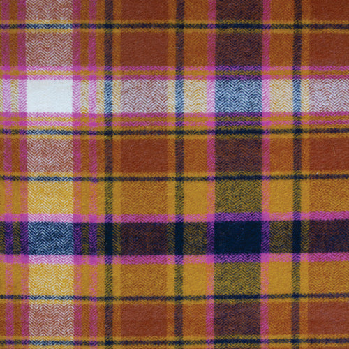 Chevron Plaid - Toffee - Highlands Flannel - AGF Studio - 1/2 yd