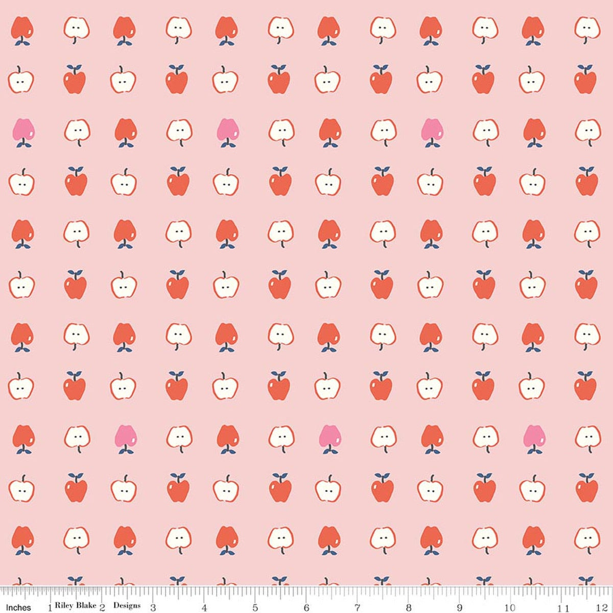 Cotton Nook - Apple Pink - Minki Kim - Riley Blake Desgins - 1/2 yd