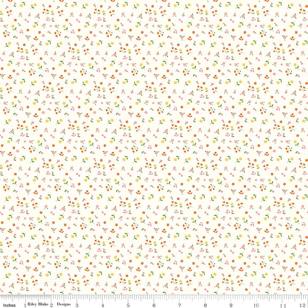 Cotton Nook - Flowers Vintage White - Minki Kim - Riley Blake - 1/2 yd