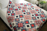 Abigail - Quilt in Red White and Blue