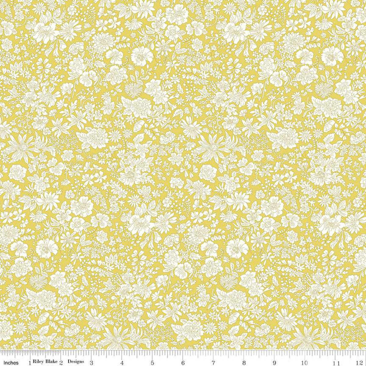 Emily Belle - Liberty Colletion - Lime - Riley Blake - 1/2 yd