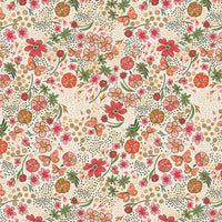 Floral Abundance Shine - Flower Fields -Mareen Cracknell - Art Gallery Fabrics - 1/2 yard