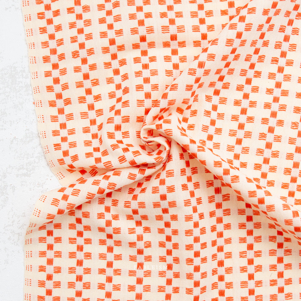 Fine and Dandy - Basketweave in Picnic - Fableism - 1/2 yd