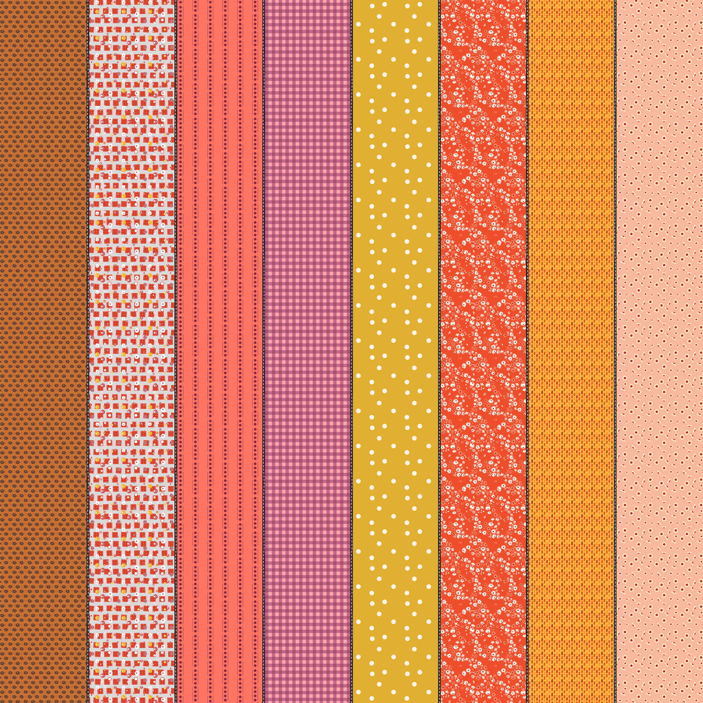 Gathered Lollies - Hazel one - Jen Kingwell - Moda Fabrics - 1/2 yd
