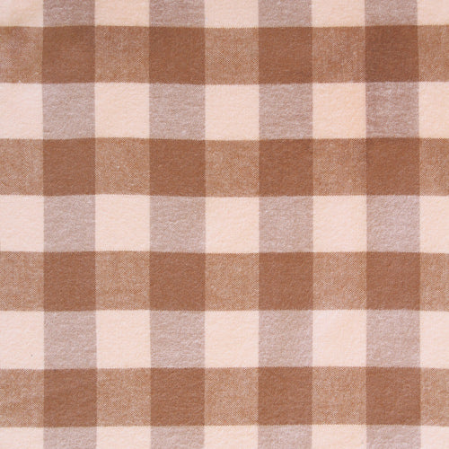 Highlands Flannel - Buffalo Plaid Mini Mocha - Art Gallery Fabrics - 1/2 yd