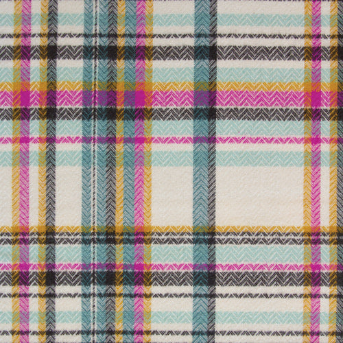 Highlands Flannel - Sketch Plaid Tealberry - Art Gallery Fabrics - 1/2 yd