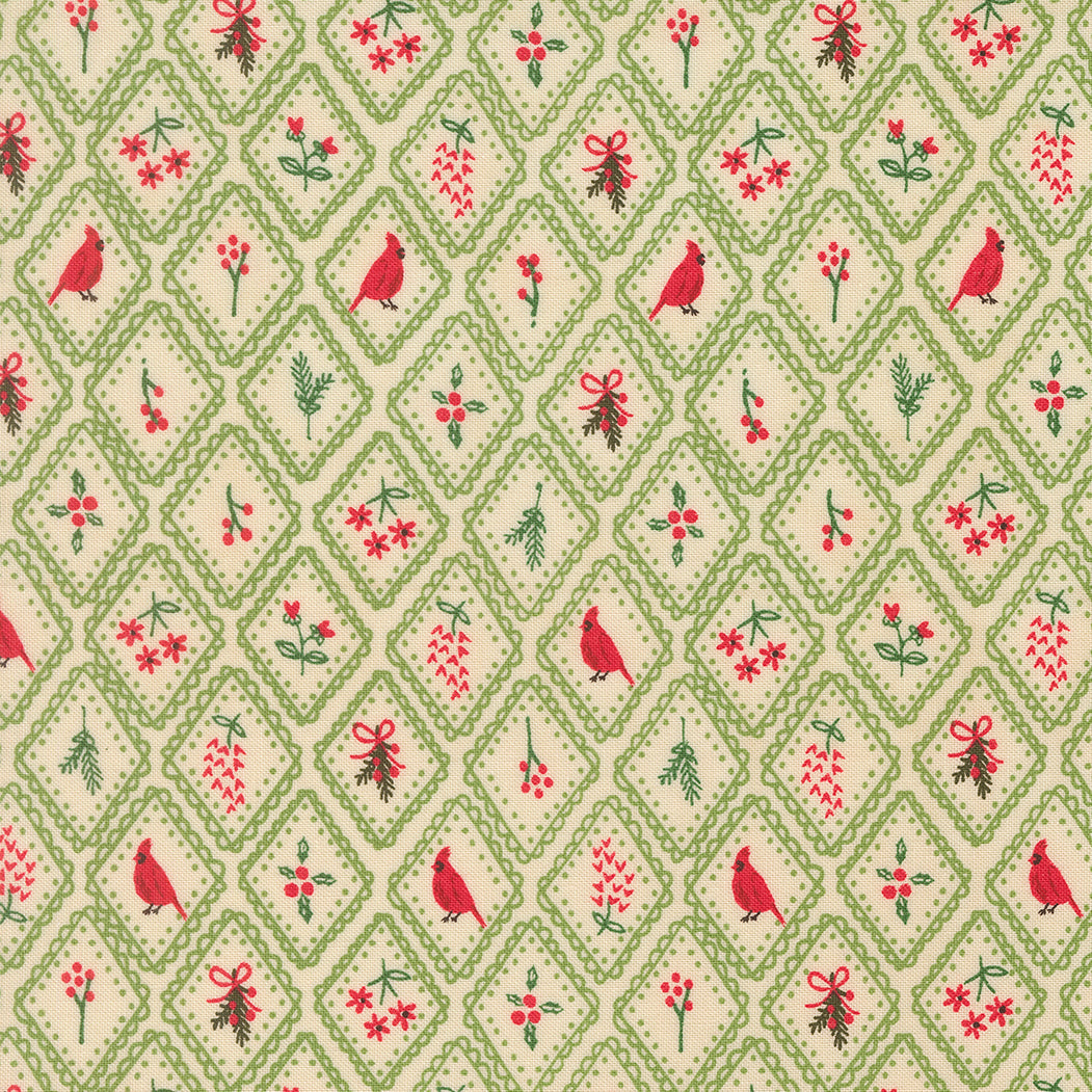 Holiday Cheer - Mistletoe Christmas Charm - Stacy Iest Hsu - Moda - 1/2 yd