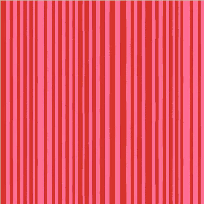 Kaleidoscope - Mini Strip - Capsicum/Perfect pink - Annabel Wrigley - …
