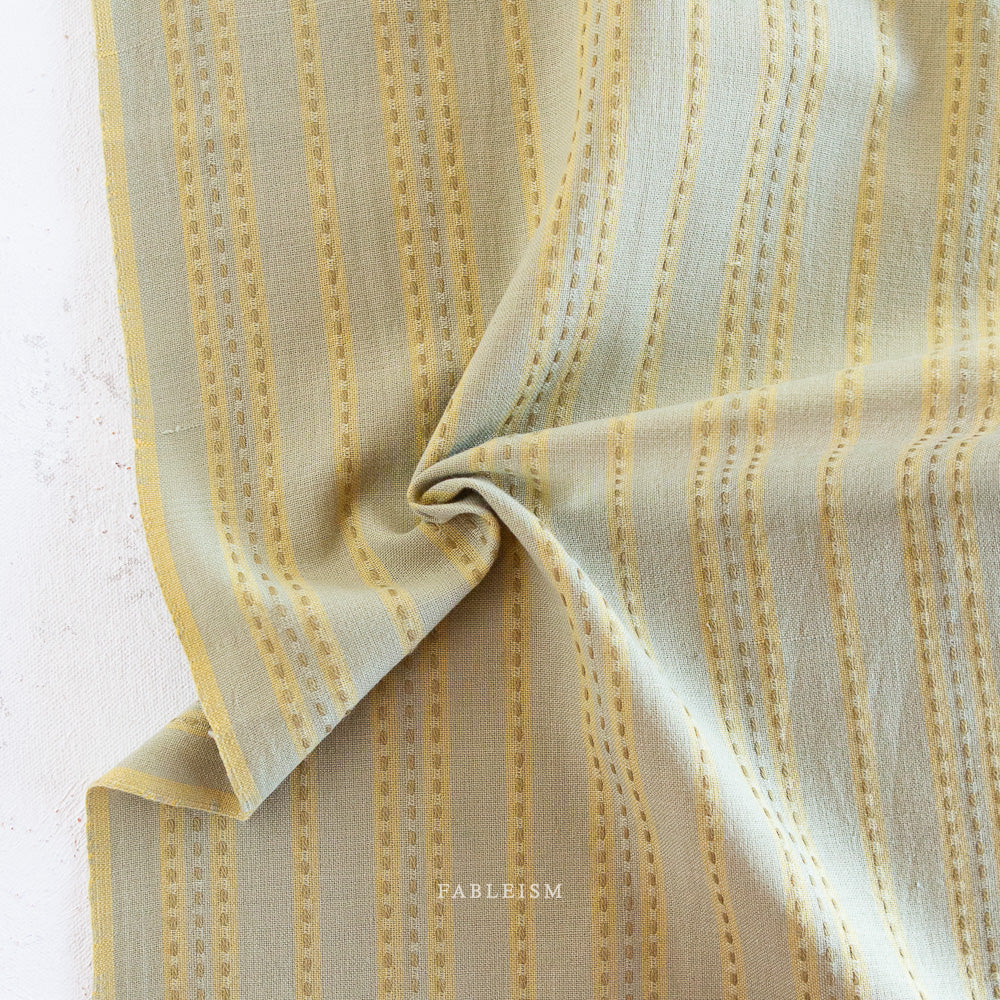 Lucky Loom - Stitch in Sage - Fableism - 1/2 yd