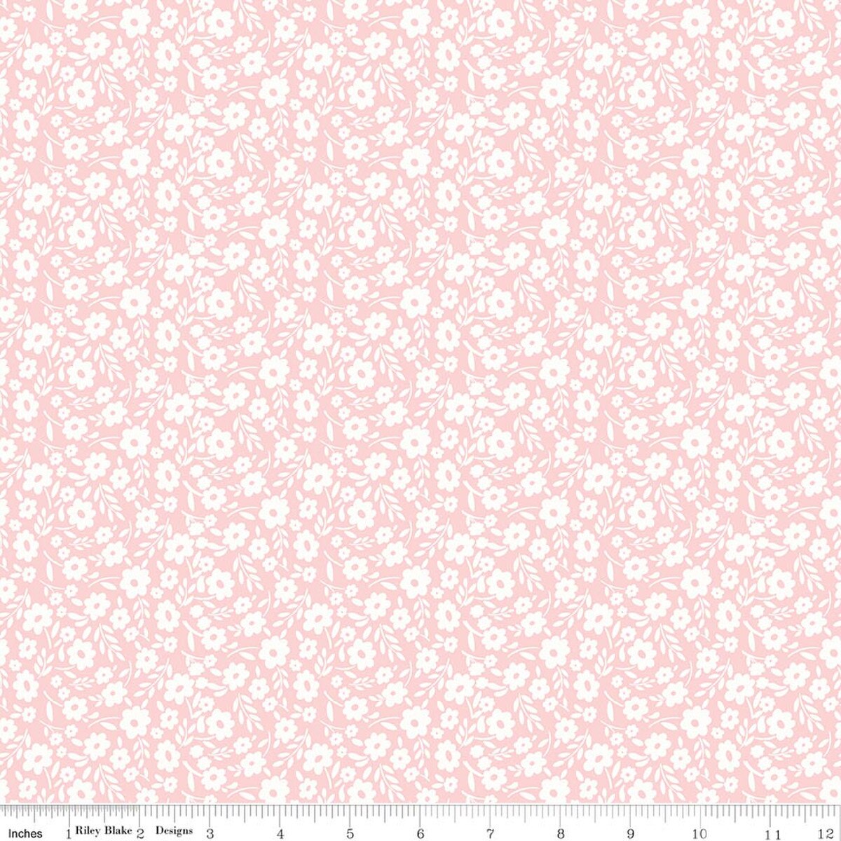 Little Posies - Floral Pink - Cayla Naylor - Riley Blake - 1/2 yd