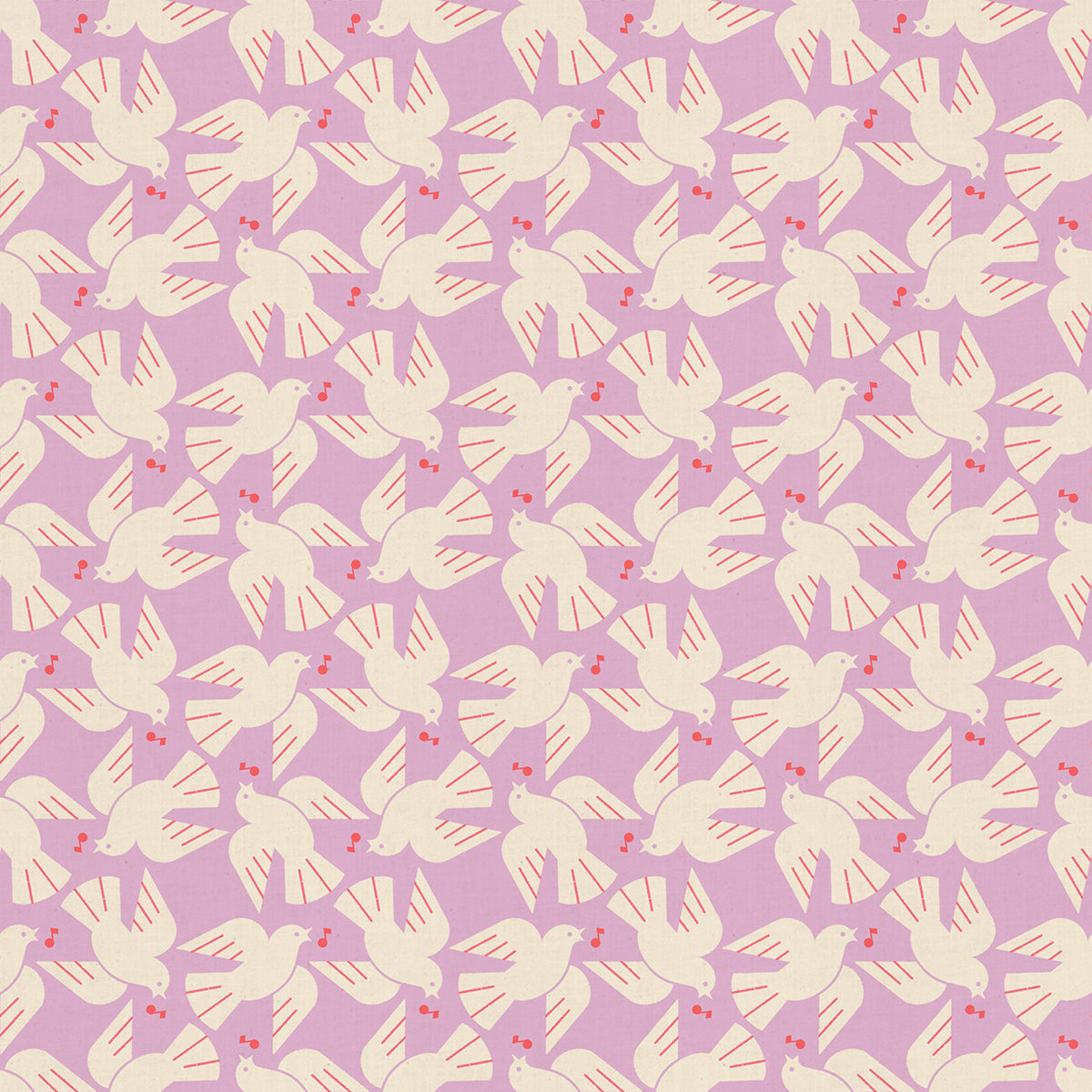 Lofi Linens - Wisteria Flock Yeah - Rashida Coleman-Hale - Ruby Star Society - 1/2 yd