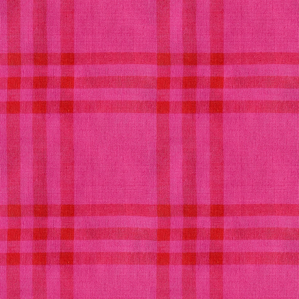 Mystic Fable Warp and Weft - Horizon Plaid in Pink - Alexia Abegg - Ruby Star Society - 1/2 yd