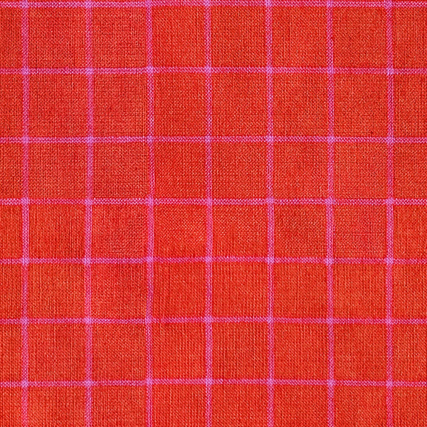 Mystic Fable Warp and Weft - Small windowpane in Red - Alexia Abegg - Ruby Star Society - Moda - 1/2 yd