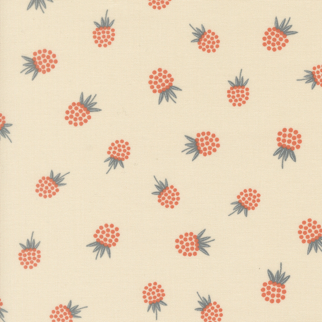 Natures Sketchbook - Pearl Berries - Elena Amo - Moda Fabrics - 1/2 yd