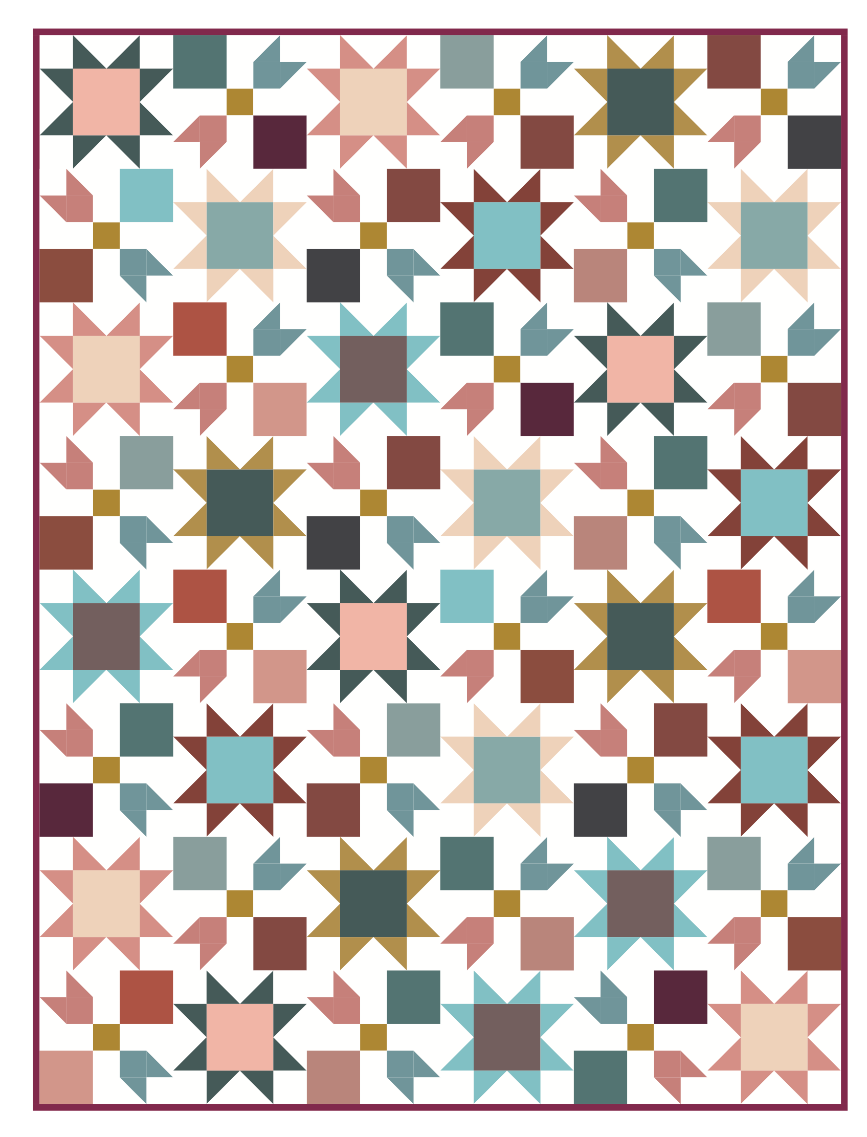 Nora - Quilt Pattern - PDF
