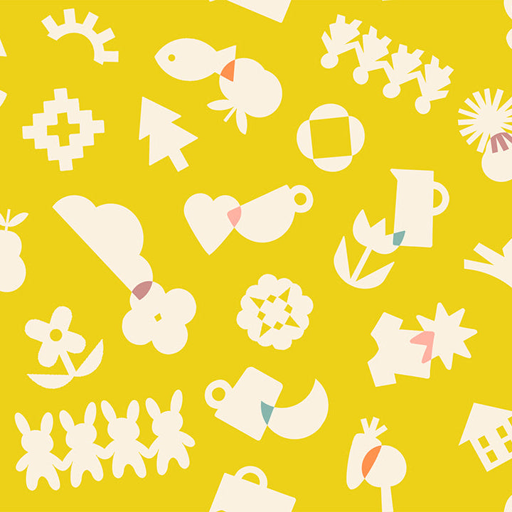 Paper Cuts 2 - Starfruit All Goods - Rashida Coleman Hale - Ruby Star Society - 1/2 yd