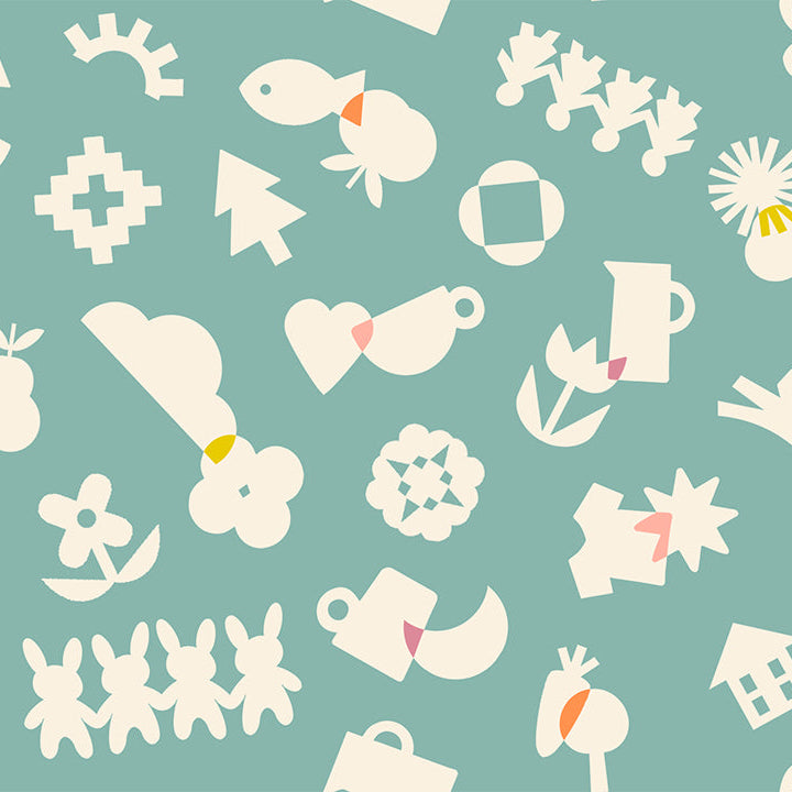 Paper Cuts 2 - Water All Goods - Rashida Coleman Hale - Ruby Star Society - 1/2 yd