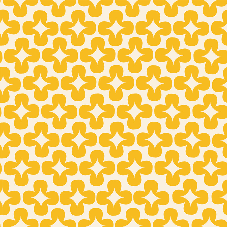 Persimmon - Leaf - Dandelion - Rashida Coleman Hale - Ruby Star Society - 1/2 yd