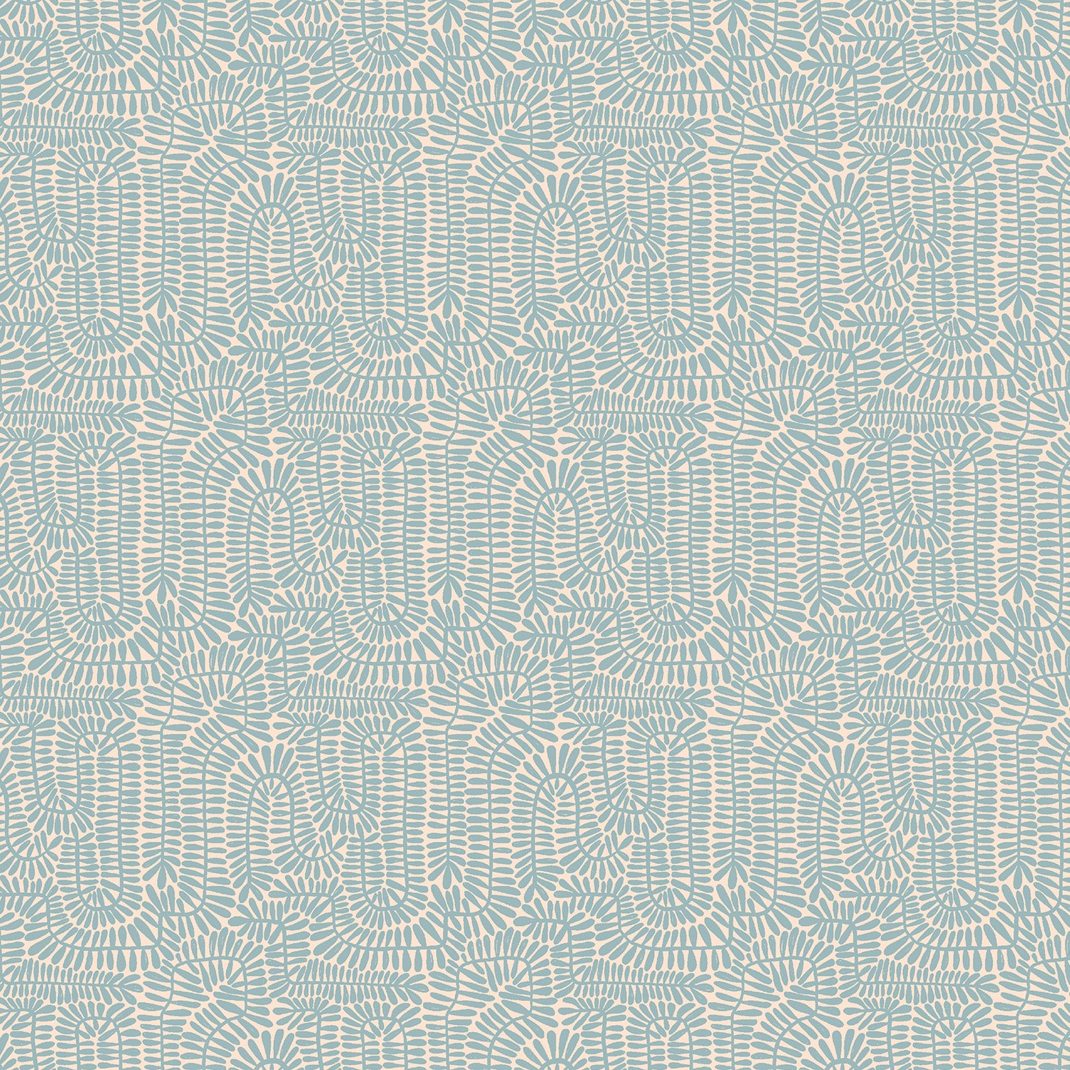 Petals In The Sun - Bloom With Joy - Downpouur Blue - Sandra Hutter - Cotton+Steel - 1/2 yd