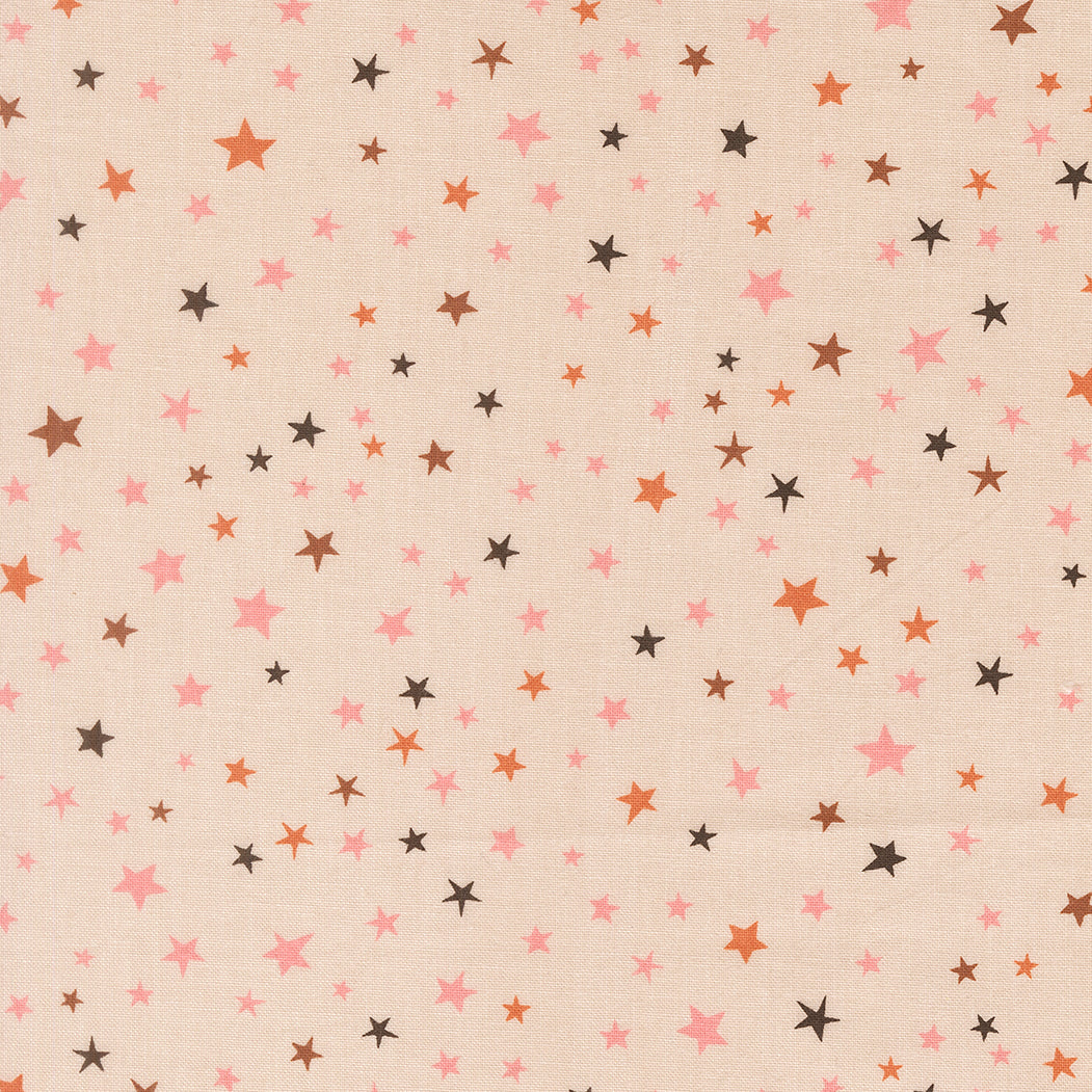 Purrs and Boo - Moonbeam Stars - Elena Amo - Moda Fabrics - 1/2 yd