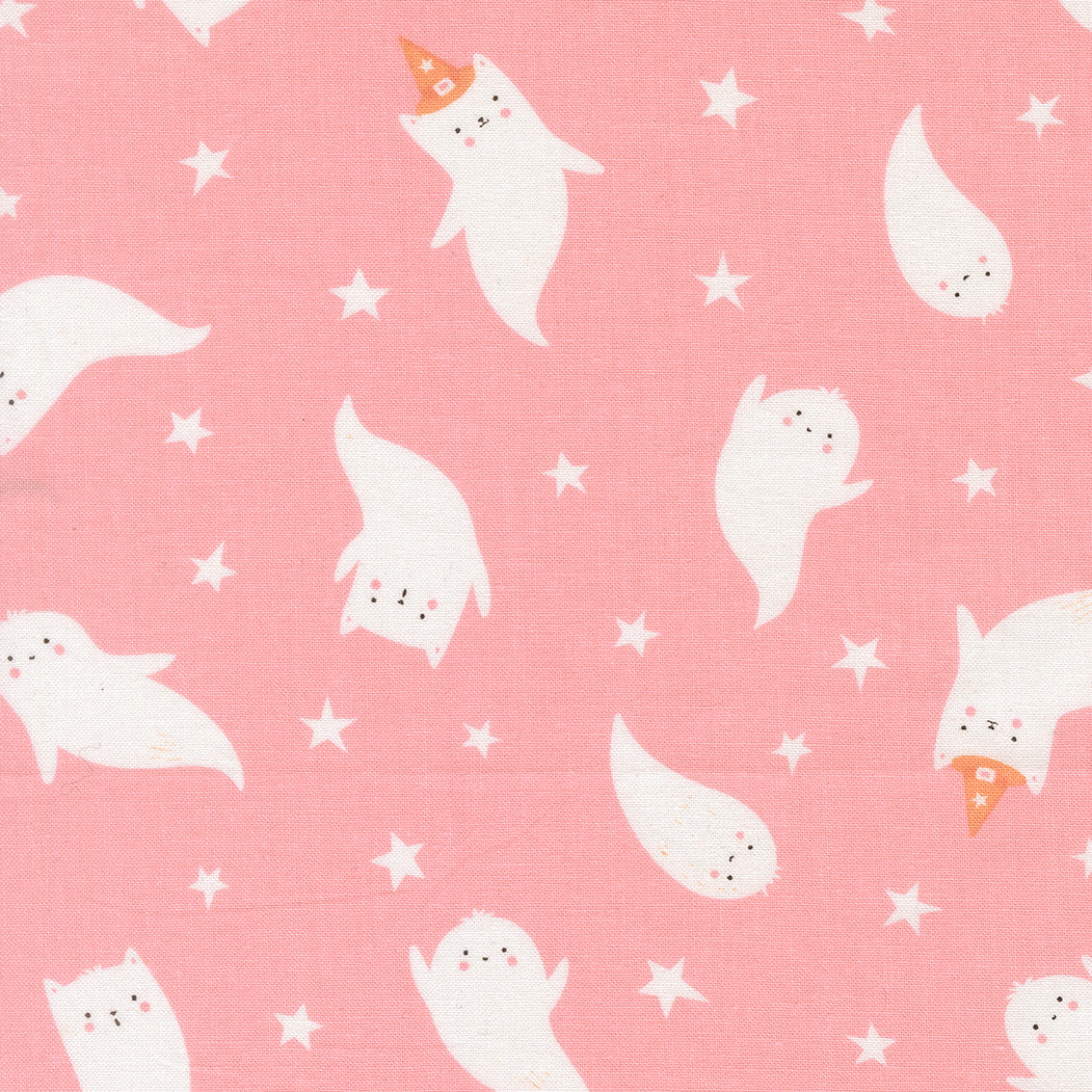 Purrs and Boos - Candy Ghosts - Elena Amo - Moda Fabrics - 1/2 yd