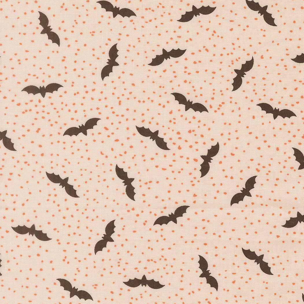 Purrs and Boos - Moonbeam Bats - Elena Amo - Moda Fabrics - 1/2 yd