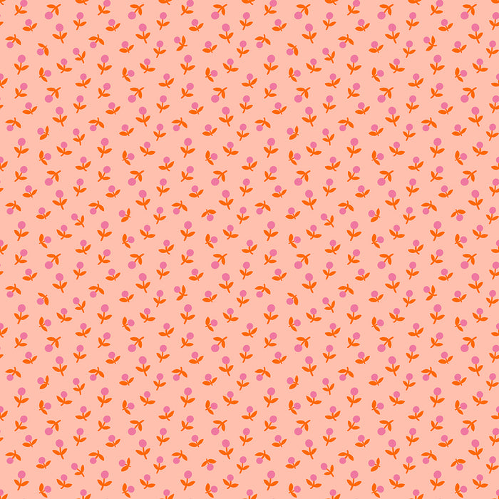 Peach - Sprout - Meadow Star - Alexia Abegg - Ruby Star Society - Moda - 1/2 yard