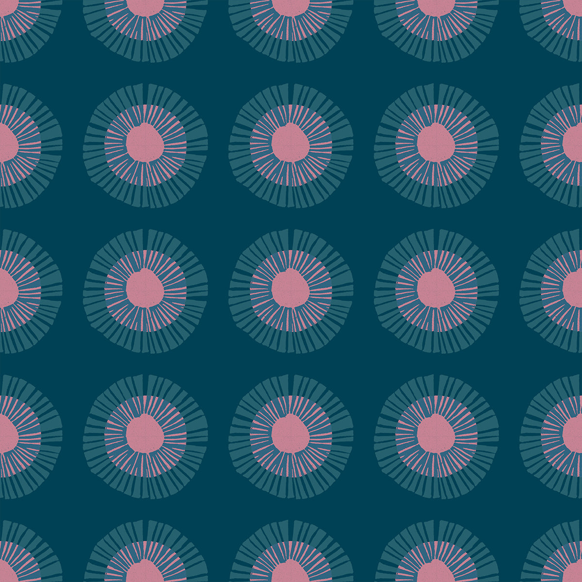 Reimagined Landscapes - Sea Society in Galaxy - Jen Hewett - Ruby Star Society - 1/2 yd