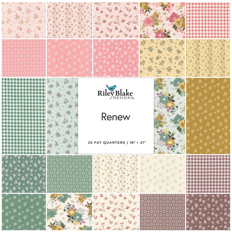 Renew - Fat Quarter Bundle - Sandy Gervais - Riley Blake Designs