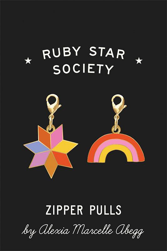 Zipper Pulls - Ruby Star - Alexia Marcelle Abegg