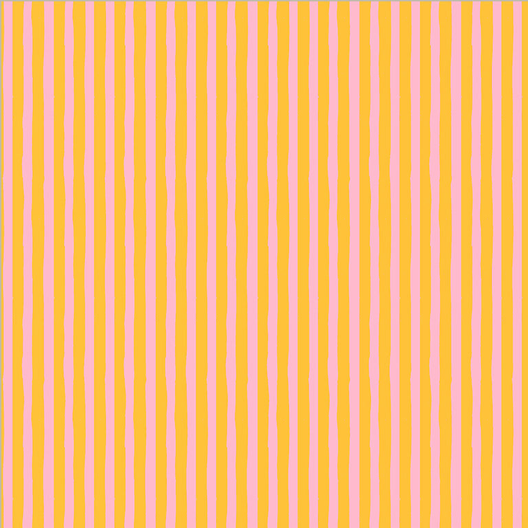 Ruby and Bee Blender - Drawn Stripe - Tumeric Vervain - Windham Fabrics