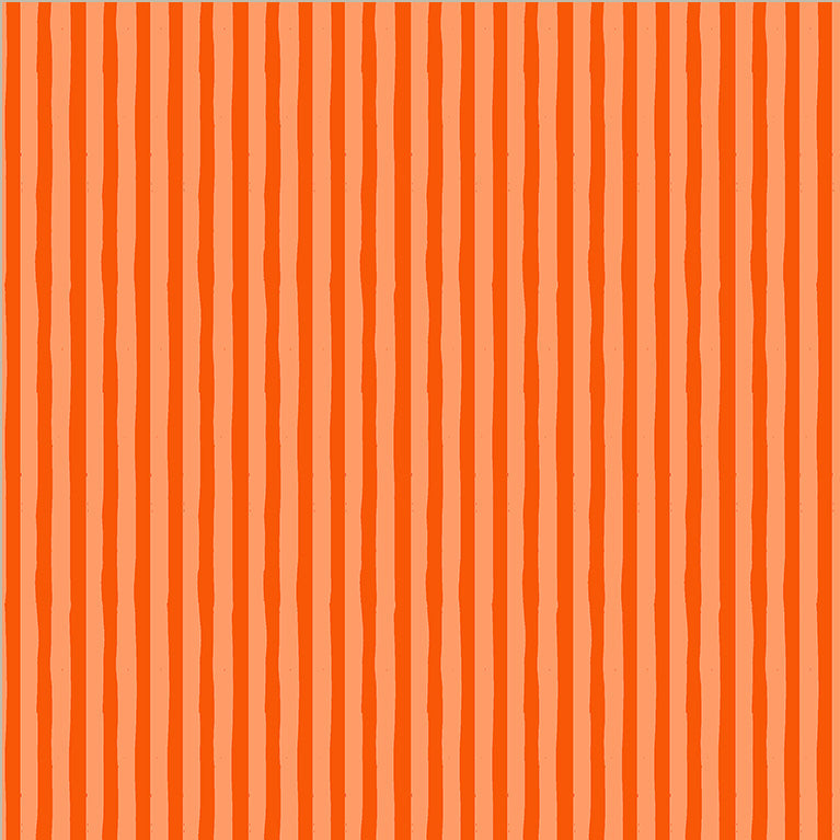 Ruby and Bee Blenders - Drawn Stripe - Peachy Delphinium - Windham Fabrics - 1/2 yd