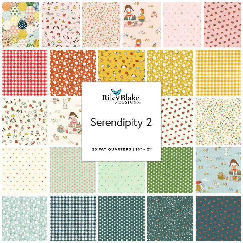 Serendipity 2 - Fat Quarter Bundle -  Minki Kim -  Riley Blake Designs