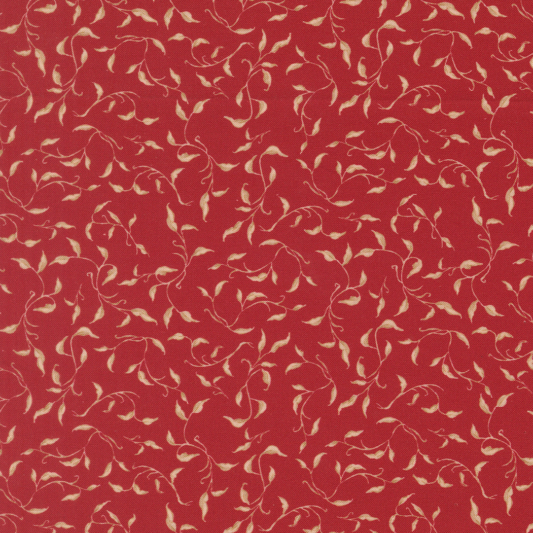 Silent Night -  Crimson - Watercolour Heart - Moda Fabrics - 1/2 yd