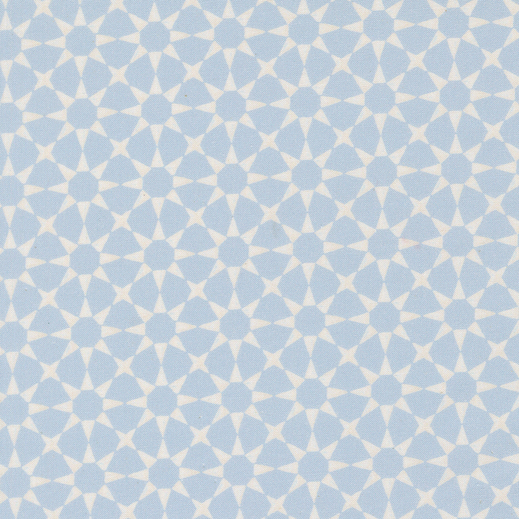 Silent Night - Star Mosiac - Sky - Watercolour Heart - Moda Fabrics - 1/2 yd