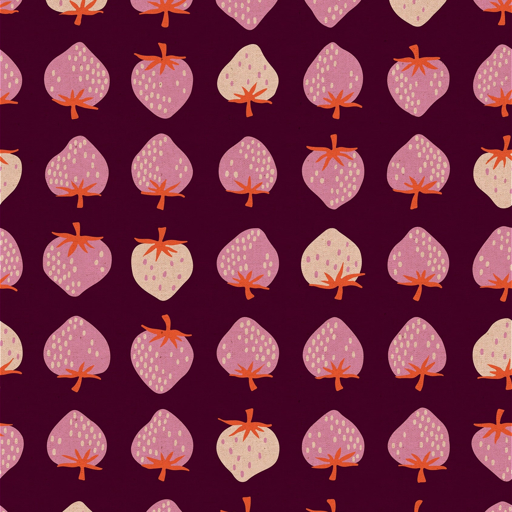 Strawberry - Canvas - Kimberly Kight - Ruby Star Society - 1/2 yd