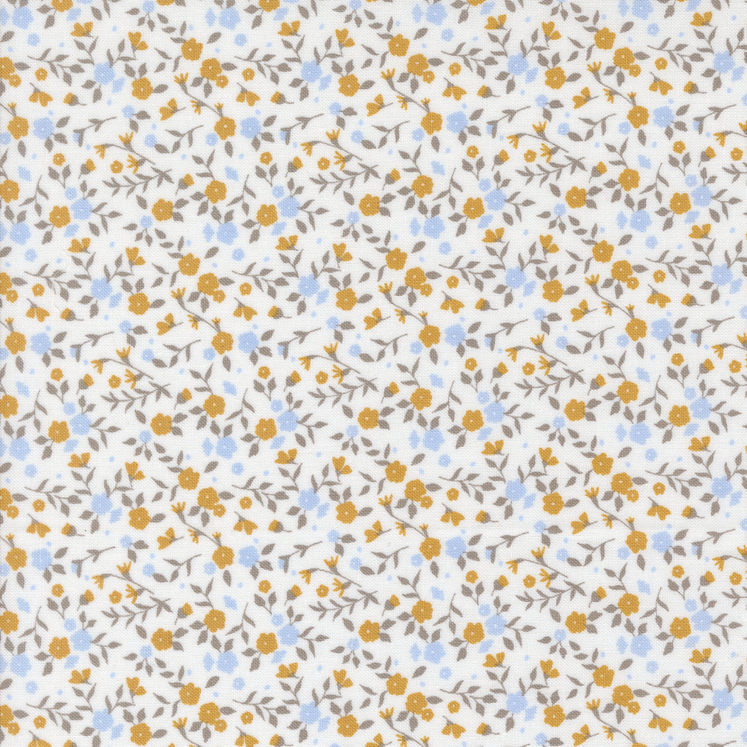 Sun Drenched - TIny Floral Toss - Cloud - Sweetfire Road - Moda - 1/2 yd
