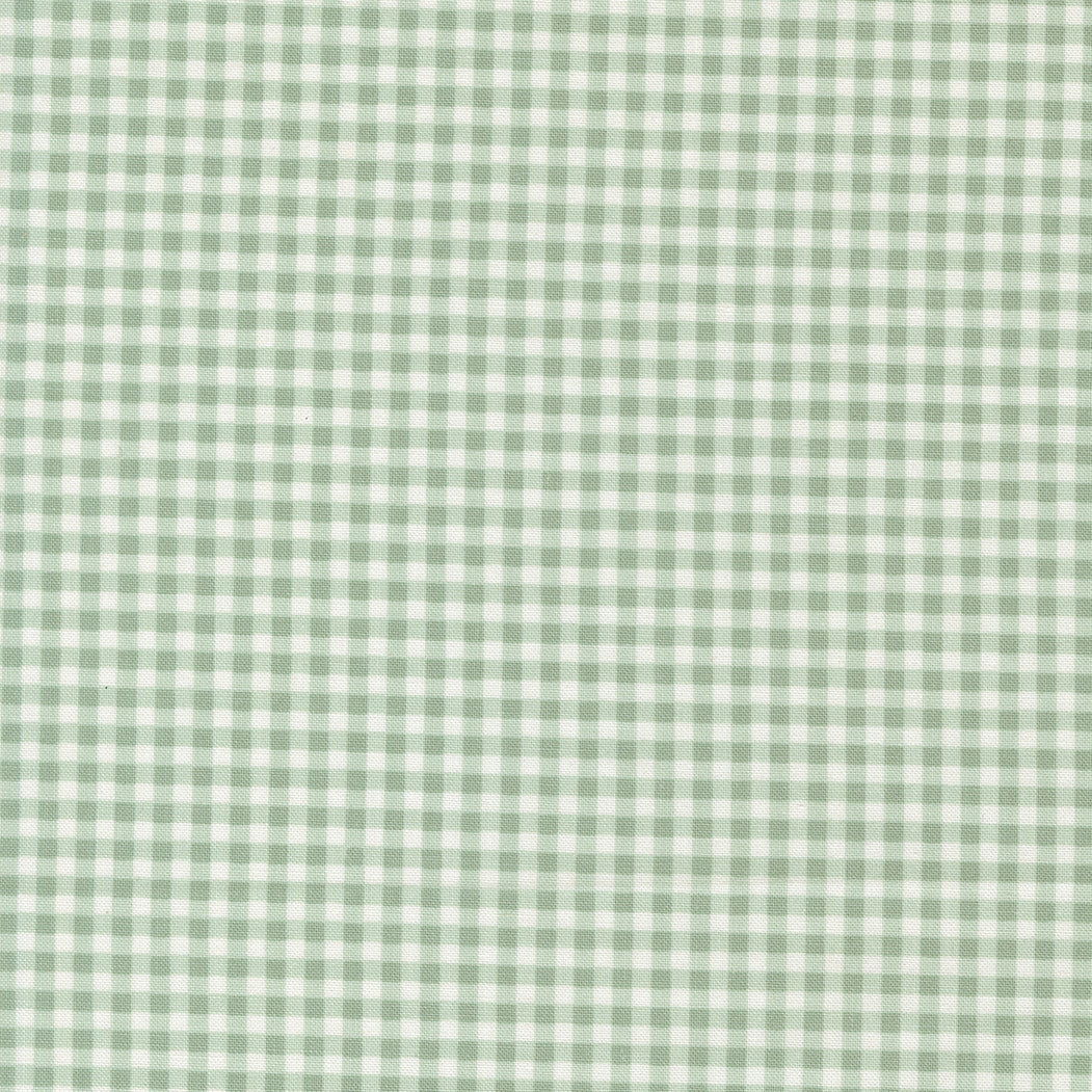 Sunbonnet - Dusty Blue Mini Gingham - My Sew Quilty Life - Moda Fabrics - 1/2 yd