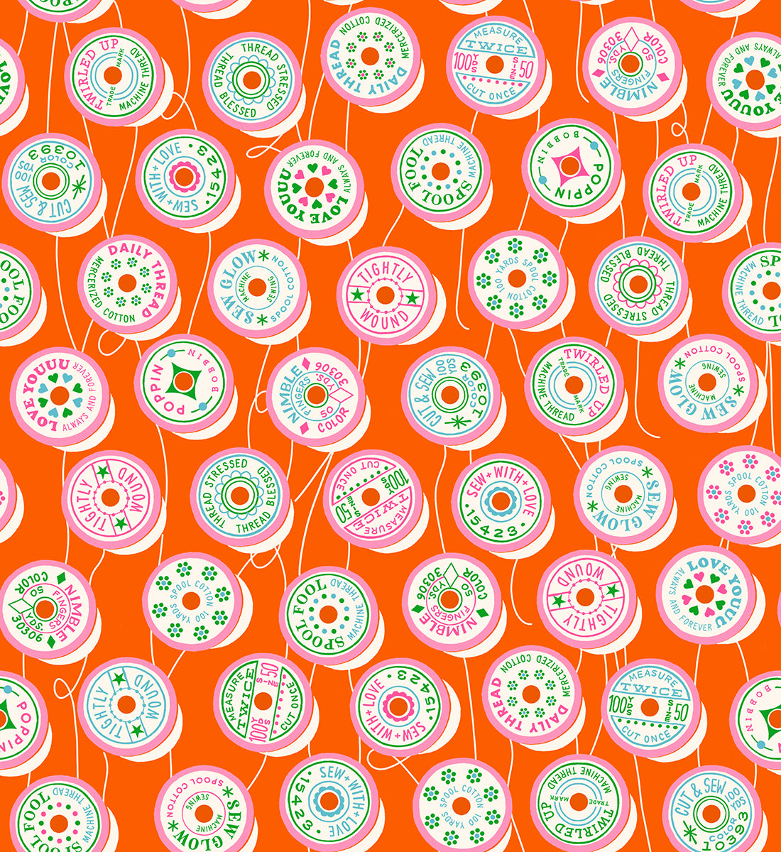 Trinketry - Spools - Goldfish - Melody Miller - Ruby Star Society - 1/2 yd